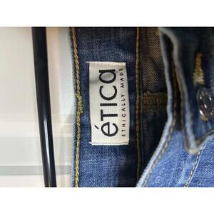 Etica Stanton women's wide leg High Rise Jeans, size 29, button-fly, NWOT